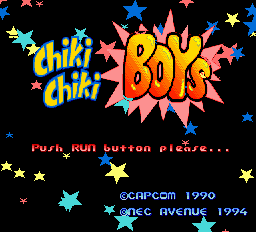 Chiki Chiki Boys Title Screen